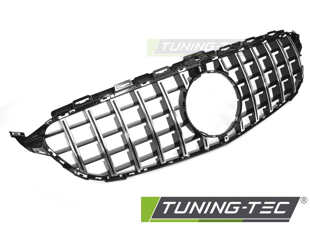 Grila SPORT NEGRU CROM pentru MERCEDES W205 14-21 / S205 14-21 / ... - GRME71