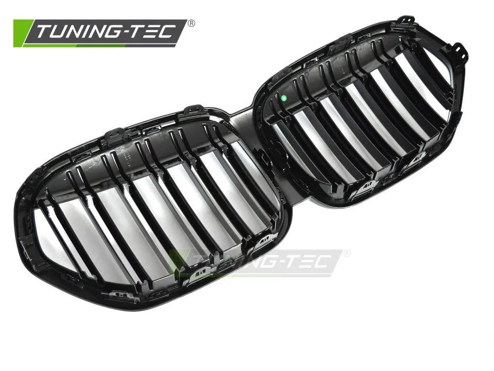 Grila SPORT NEGRU LUCIOS DOUBLE BAR pentru BMW X1 F48 LCI 20-22 - GRBMU6