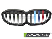 Grila SPORT NEGRU LUCIOS TRI-COLOUR DOUBLE BAR pentru BMW F40 19-24 - GRBMP2