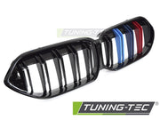 Grila SPORT NEGRU LUCIOS TRI-COLOUR DOUBLE BAR pentru BMW F44 19-24 - GRBMP9