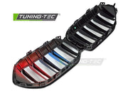 Grila SPORT NEGRU LUCIOS TRI-COLOUR DOUBLE BAR pentru BMW F44 19-24 - GRBMP9