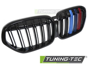 Grila SPORT NEGRU LUCIOS TRI-COLOUR pentru BMW X1 F48 LCI 20-22 - GRBMU8