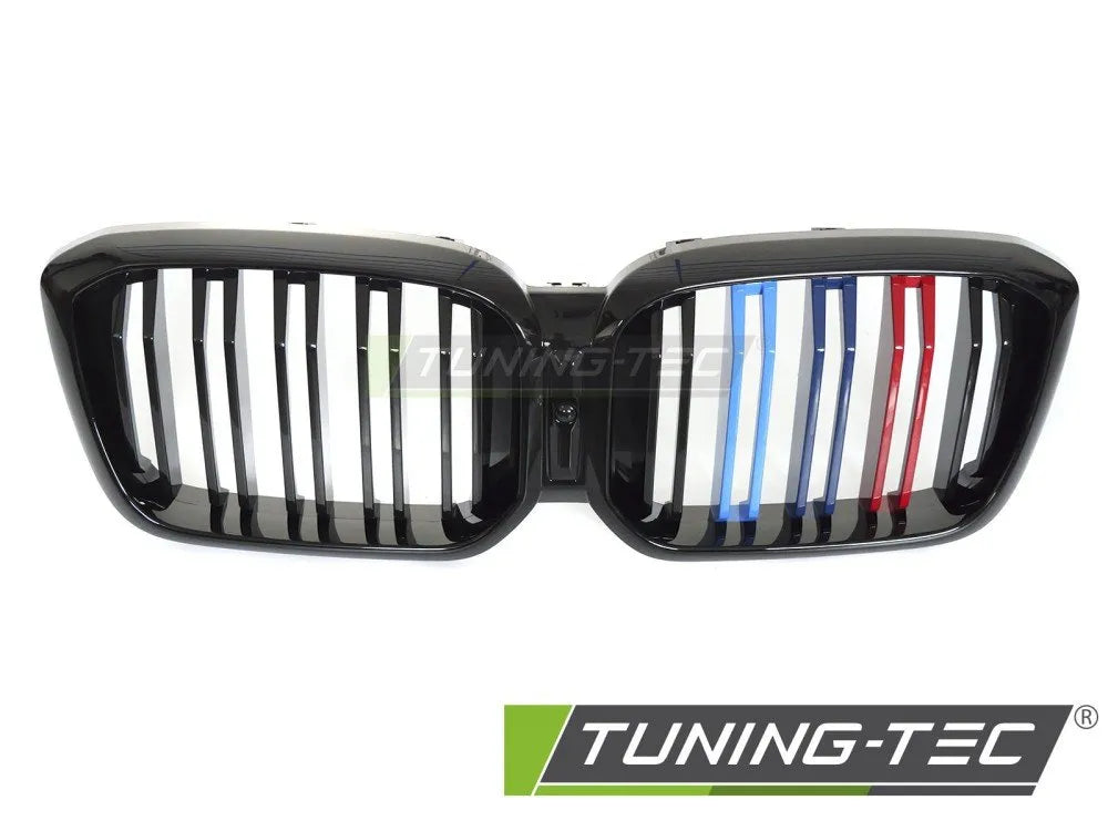 Grila SPORT NEGRU LUCIOS TRI-COLOUR pentru BMW X3 G01 LCI / ... - GRBMW9