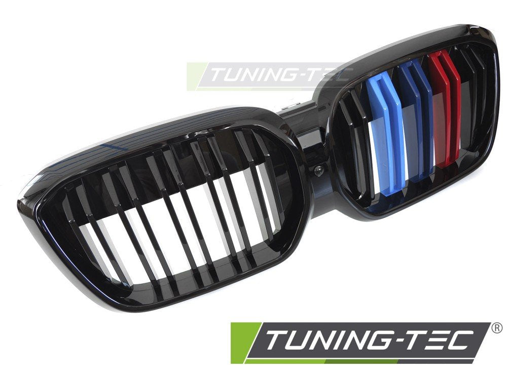 Grila SPORT NEGRU LUCIOS TRI-COLOUR pentru BMW iX3 G08 LCI 21-25 - GRBMX2