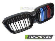 Grila SPORT NEGRU LUCIOS TRI-COLOUR pentru BMW iX3 G08 LCI 21-25 - GRBMX2