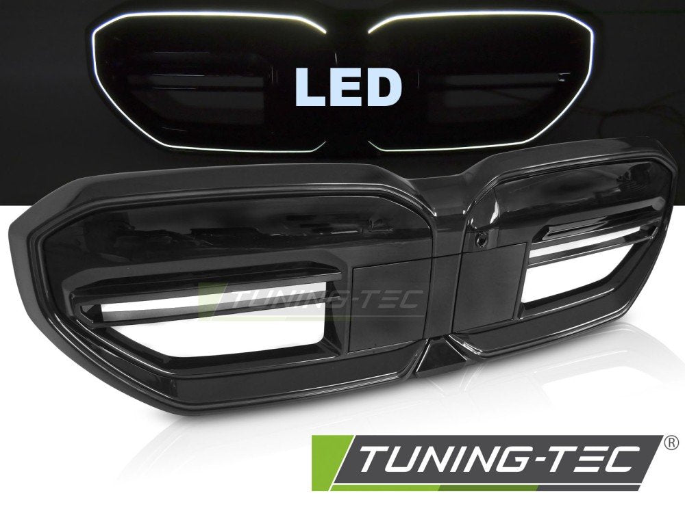Grila SPORT NEGRU LUCIOS cu LED pentru BMW G60 G61 23- - GRBMS5