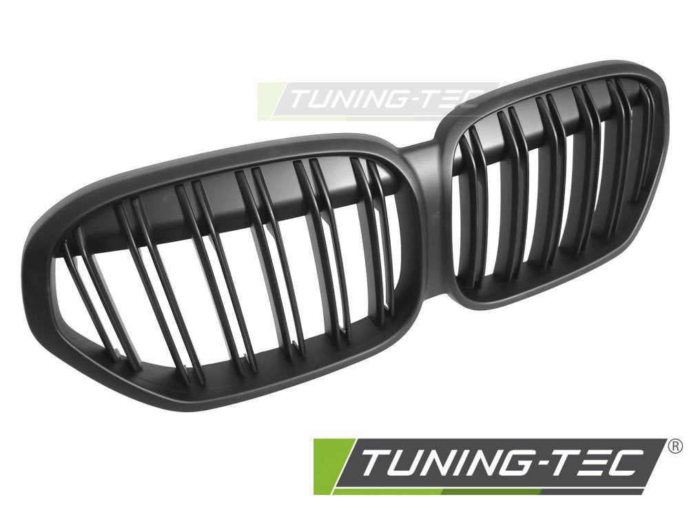 Grila SPORT NEGRU MAT DOUBLE BAR pentru BMW X1 F48 LCI 20-22 - GRBMU7