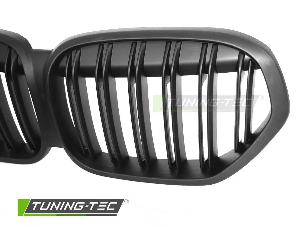 Grila SPORT NEGRU MAT DOUBLE BAR pentru BMW X1 F48 LCI 20-22 - GRBMU7