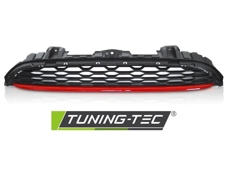 Grila SPORT NEGRU ROSU pentru MINI COOPER F55 F56 F57 14-21 - GRMC10