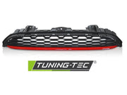 Grila SPORT NEGRU ROSU pentru MINI COOPER F55 F56 F57 14-21 - GRMC10