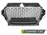Grila SPORT STYLE GLOSSY BLACK CHROME PDC pentru AUDI A3 8V 12-16 - GRAUD7