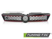 Grila SPORT STYLE NEGRU LUCIOS cu RED LINE pentru VW JETTA VI 11-14 - GRVW39