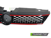 Grila SPORT STYLE NEGRU LUCIOS cu RED LINE pentru VW JETTA VI 11-14 - GRVW39