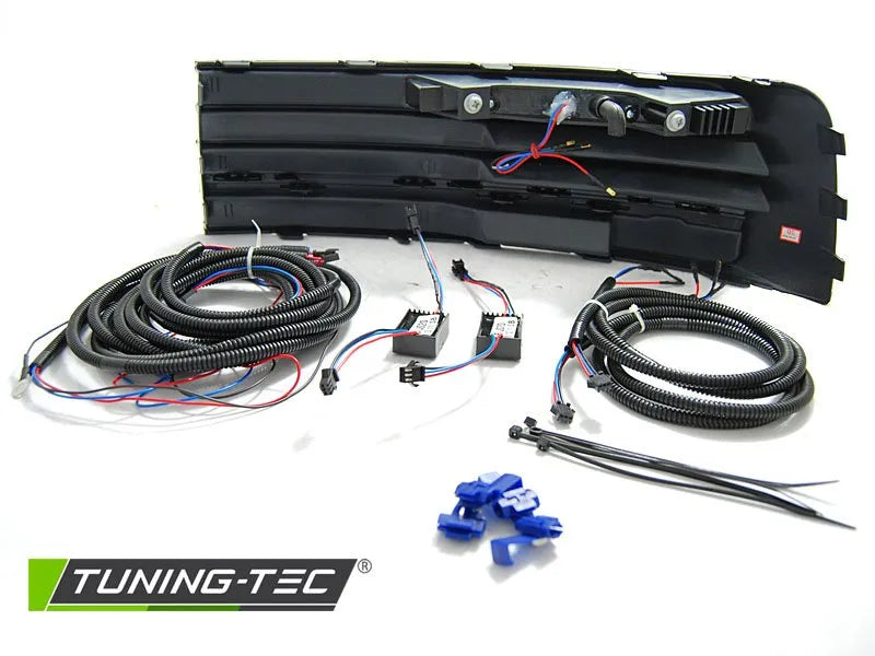 Grila bara fata cu ornament LED DRL Tuning-Tec pentru VW T6 15-19 - HAVW12