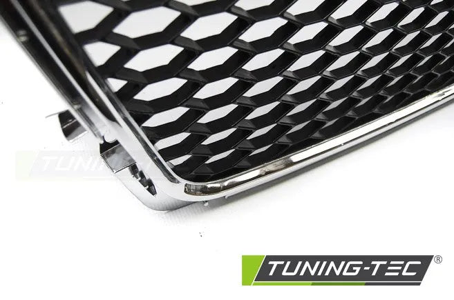 Grila fara emblema cu rama chromata pentru Audi A4 Tuning-Tec - GRAU02