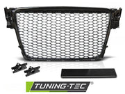 Grila fara emblema pentru Audi A4 B8 Negru Lucios Tuning-Tec - GRAU28