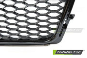 Grila fara emblema pentru Audi A4 B8 Negru Lucios Tuning-Tec - GRAU28