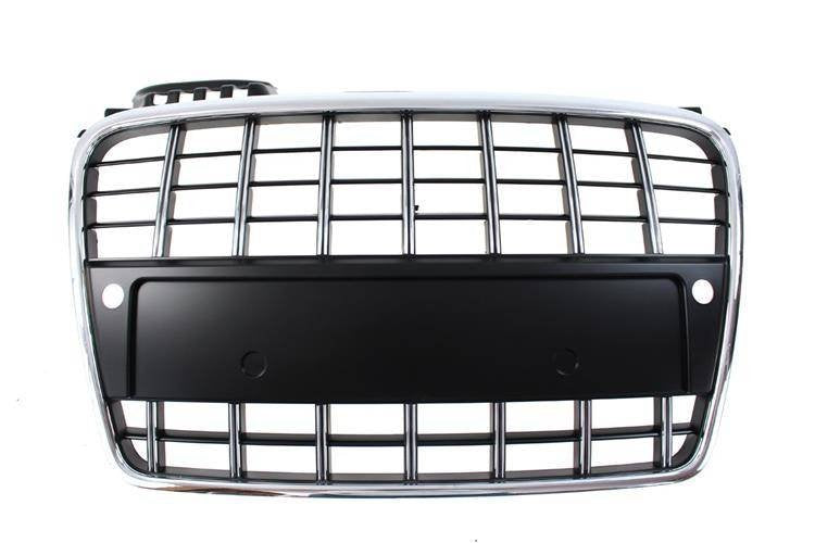 Grila fata Audi A4 B7 S8 Style negru crom cu PDC - PP-GR-071