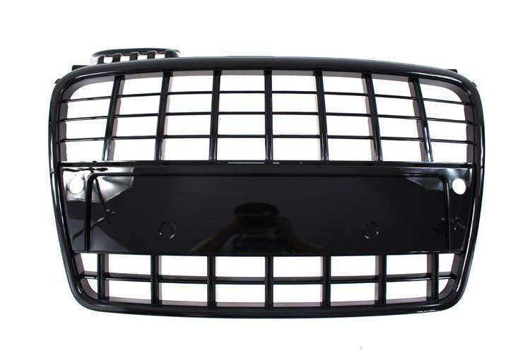 Grila fata Audi A4 B7 S8 Style negru lucios cu PDC - PP-GR-073