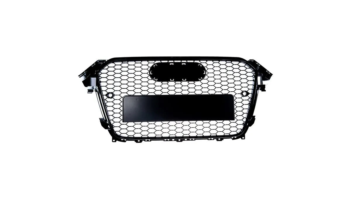 Grila fata Audi A4 B8 Facelift negru lucios cu PDC - AM-GRIAU0143