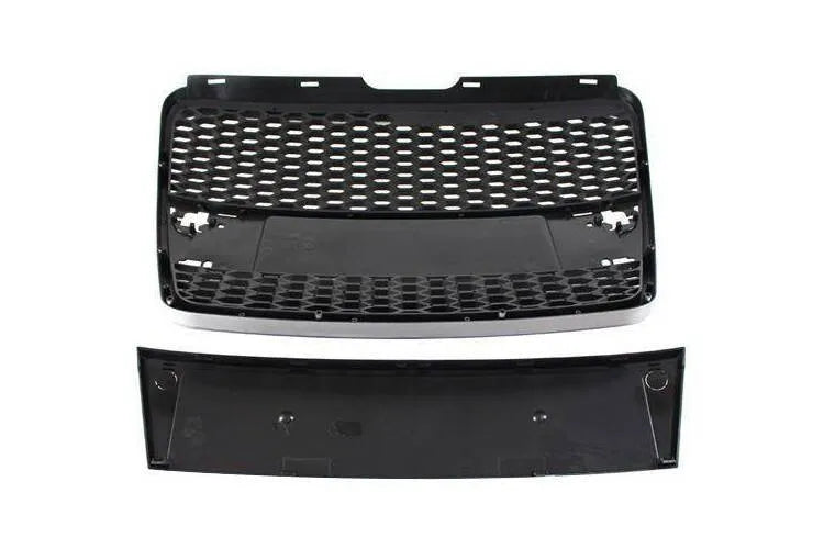 Grila fata Audi A6 C6 RS Style argintiu-negru - PP-GR-041