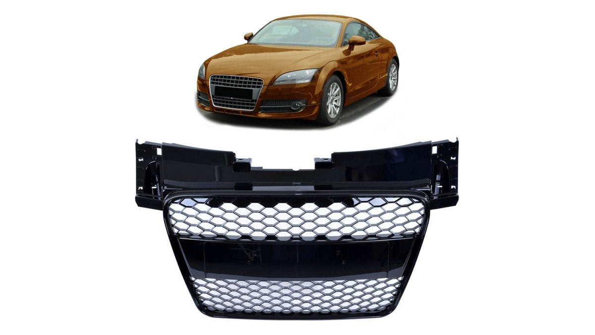 Grila fata Audi TT 8J negru lucios Gloss Black - AM-GRIAU0033