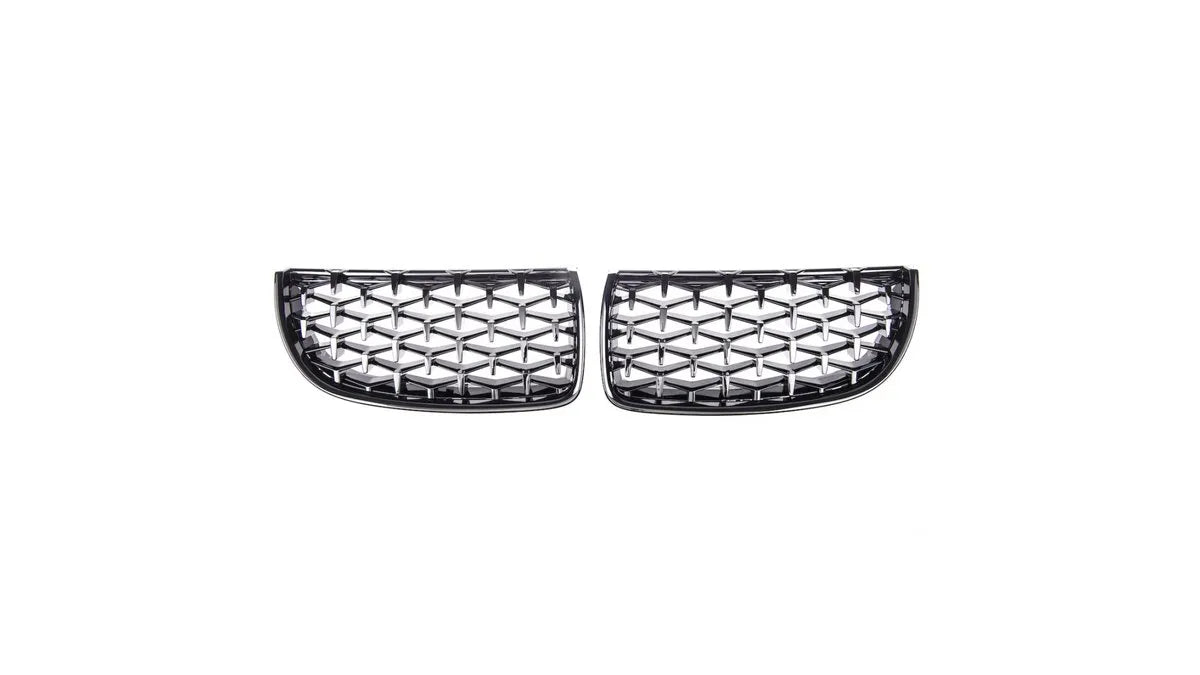 Grila fata BMW Seria 3 E90 E91 negru lucios - AM-GRIBM0001