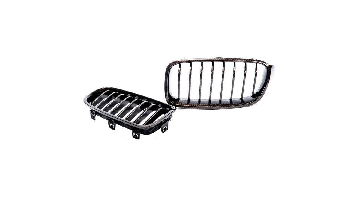 Grila fata BMW Seria 3 F30 F31 Single Line Look Carbon - AM-GRIBM0232