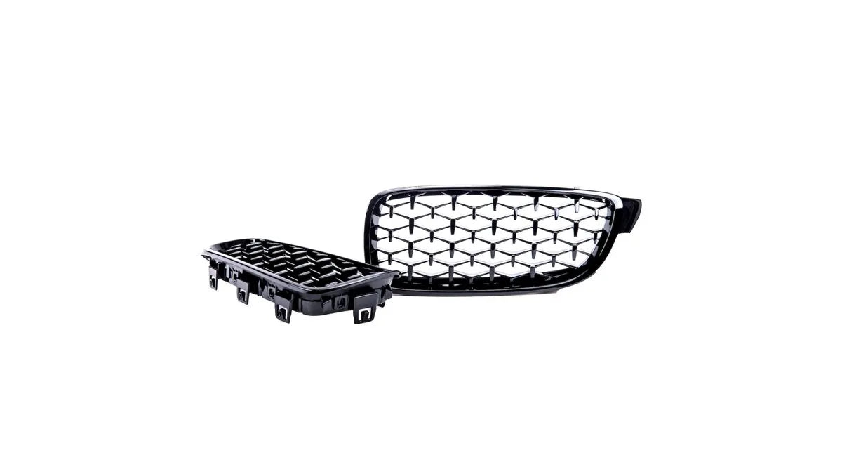 Grila fata BMW Seria 4 F32 F82 F33 F83 F36, negru lucios (Gloss Black) - AM-GRIBM0007