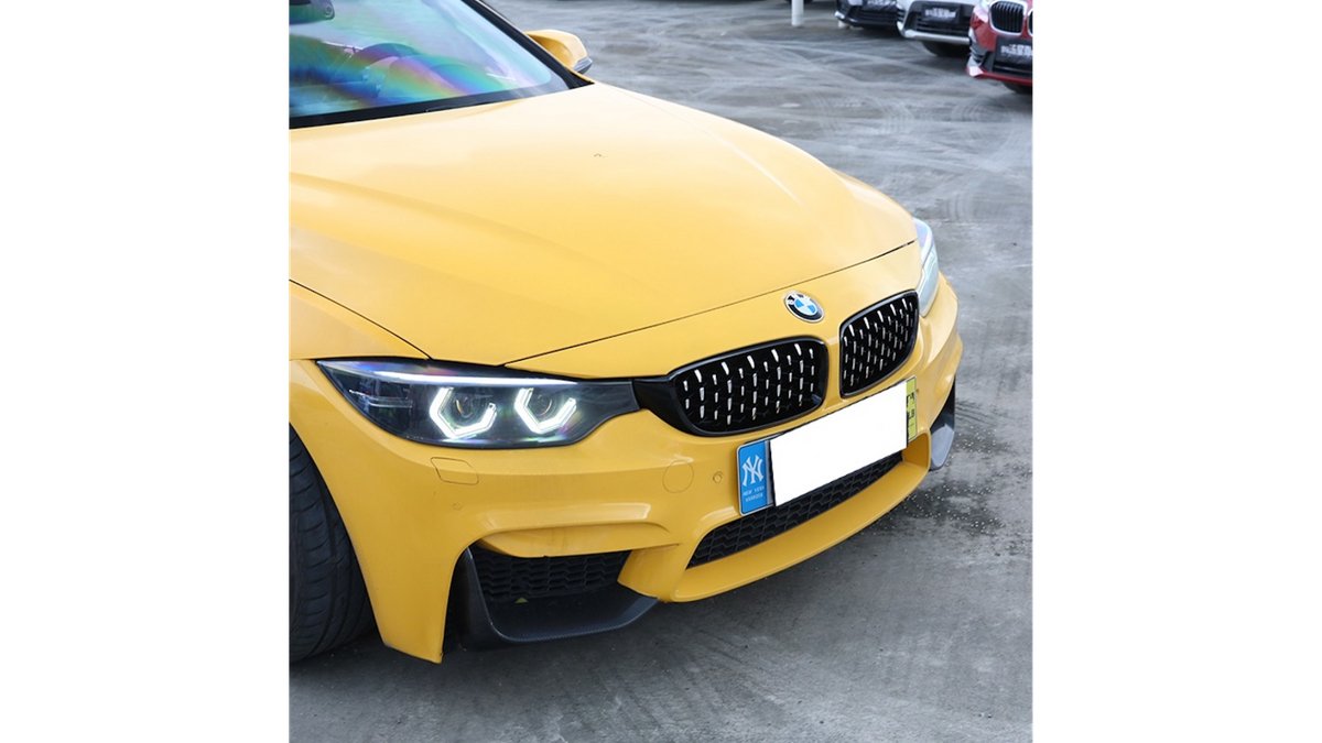 Grila fata BMW Seria 4 F32 F82 F33 F83 F36, negru lucios cu crom - AM-GRIBM0008