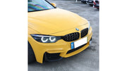 Grila fata BMW Seria 4 F32 F82 F33 F83 F36, negru lucios cu crom - AM-GRIBM0008