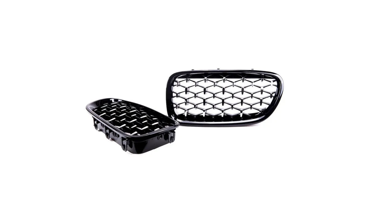 Grila fata BMW Seria 5 F10 F11 negru lucios cu crom - AM-GRIBM0010