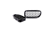Grila fata BMW Seria 5 F10 F11 negru lucios cu crom - AM-GRIBM0010