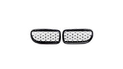 Grila fata BMW Seria 5 F10 F11 negru lucios cu crom - AM-GRIBM0010