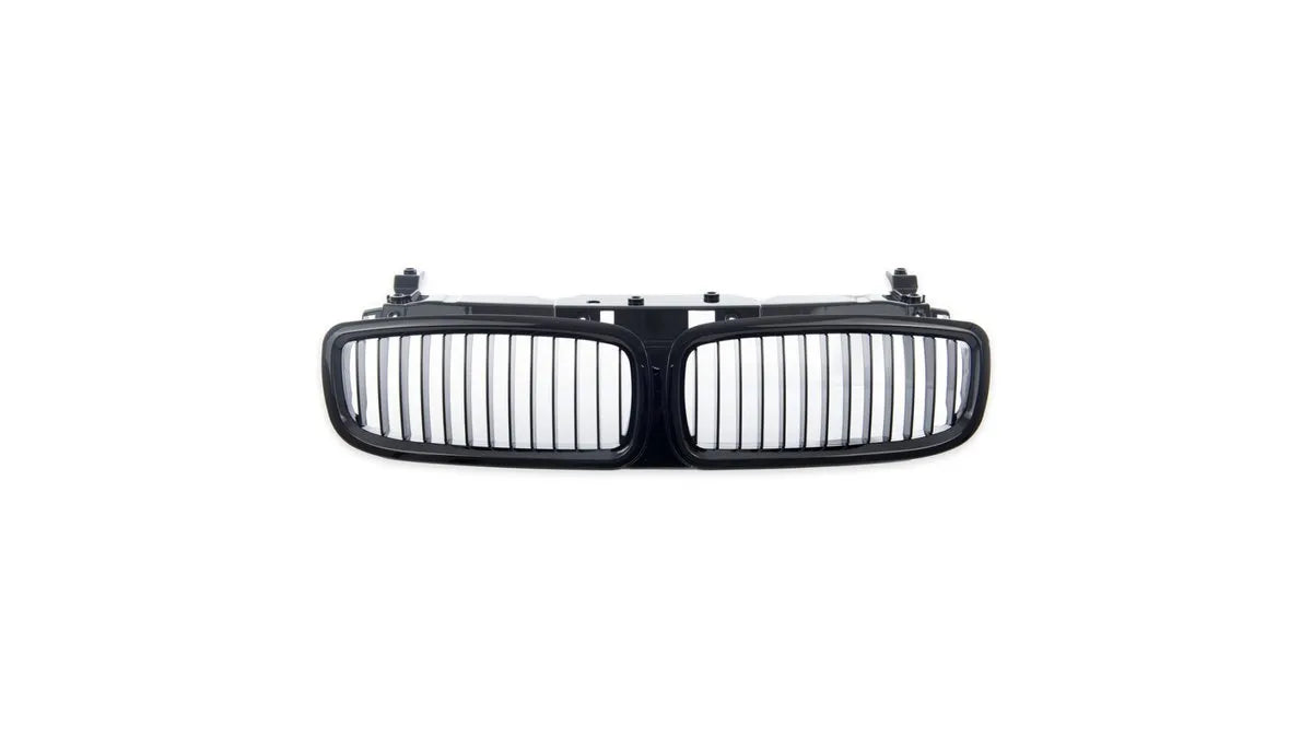 Grila fata BMW Seria 7 E65 E66 E67 Single Line negru mat - AM-GRIBM0238