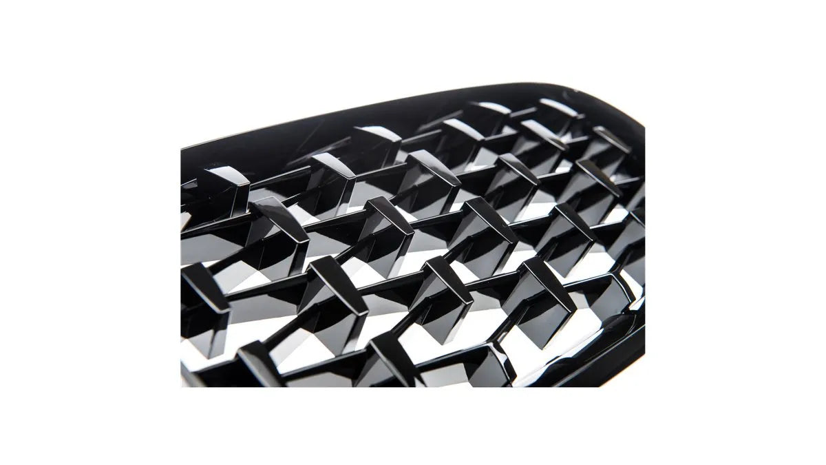 Grila fata BMW X6 E71/E72, X5 E70, negru lucios (Gloss Black) - AM-GRIBM0017
