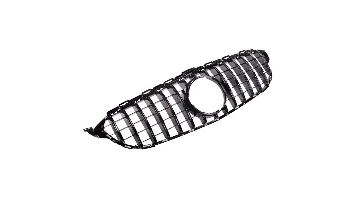 Grila fata GT negru lucios Mercedes-Benz Clasa C W205 S205 A205 C205 - AM-GRIMB0095