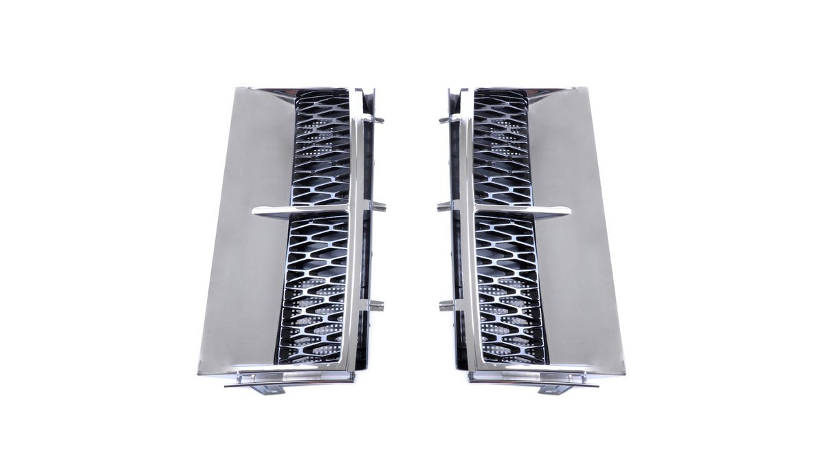 Grila laterala aripa Mesh crom negru pentru Land Rover Range Rover III L322 - AM-FNDLR0010