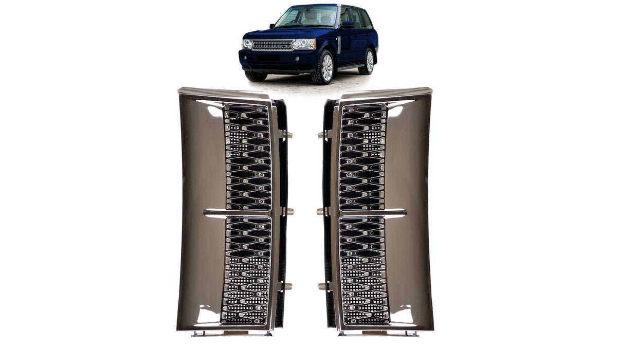 Grila laterala aripa cu plasa cromata Land Rover Range Rover III L322 - AM-FNDLR0011