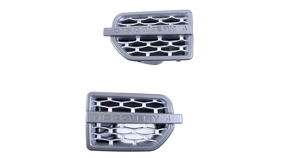 Grila ornament aripa fata tip mesh argintie Land Rover Discovery 4 IV L319 Facelift - AM-FNDLR0004