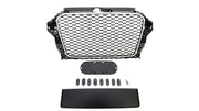 Grila radiator Audi A3 8V crom negru - AM-GRIAU0179