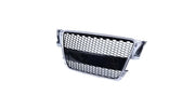 Grila radiator Audi A5 8T argintiu & negru lucios - AM-GRIAU0020
