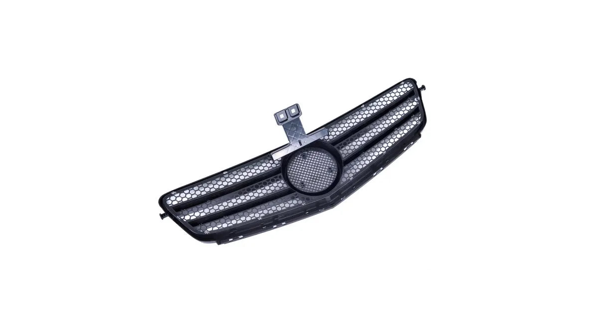 Grila radiator Mercedes-Benz Clasa C W204 S204 crom negru - AM-GRIMB0012