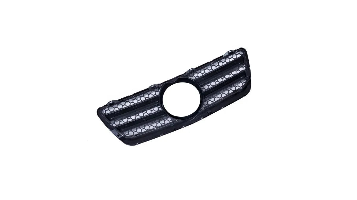 Grila radiator Mercedes-Benz Clasa E W210 S210 Facelift crom negru - AM-GRIMB0027