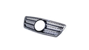 Grila radiator Mercedes-Benz Clasa E W210 S210 Facelift crom negru - AM-GRIMB0027