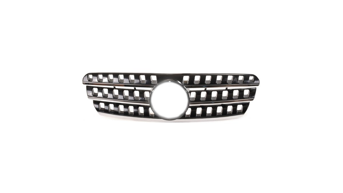 Grila radiator Mercedes-Benz M-Class W163 crom negru - AM-GRIMB0005