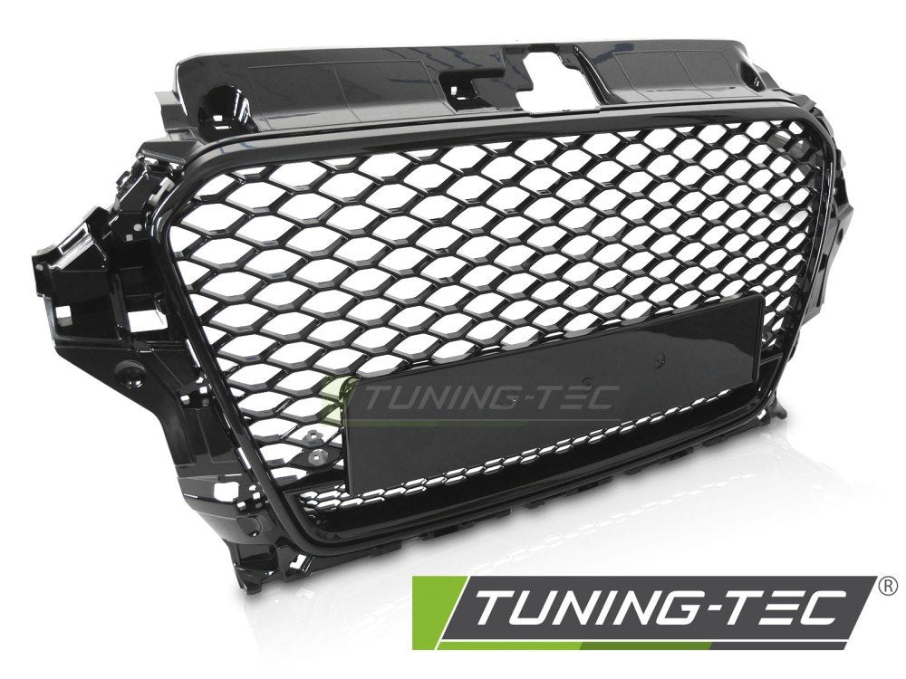 GrilaSPORT STYLE GLOSSY BLACK PDC pentru AUDI A3 8V 12-16 - GRAUD8