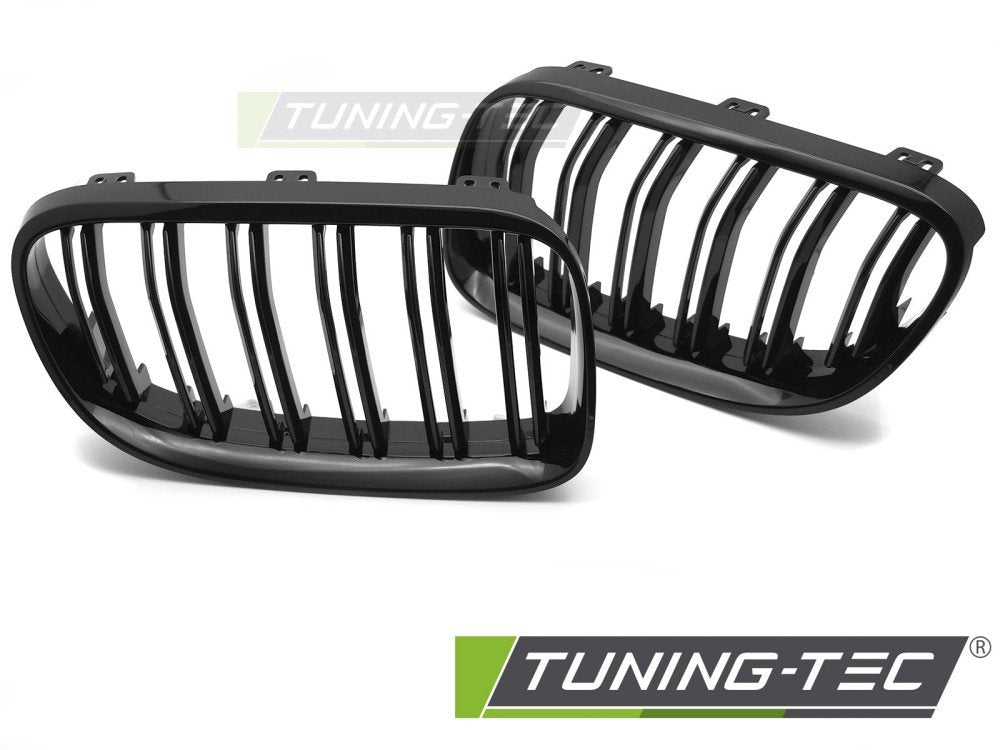 Grile GLOSSY BLACK DOUBLE BAR pentru BMW E92 / E93 LCI 10-13 - GRBMI6
