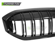 Grile GLOSSY BLACK DOUBLE BAR pentru BMW G20 / G21 LCI 22- - GRBMK3