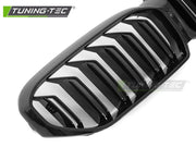 Grile GLOSSY BLACK DOUBLE BAR pentru BMW G30 / G31 LCI 20-23 - GRBMM9